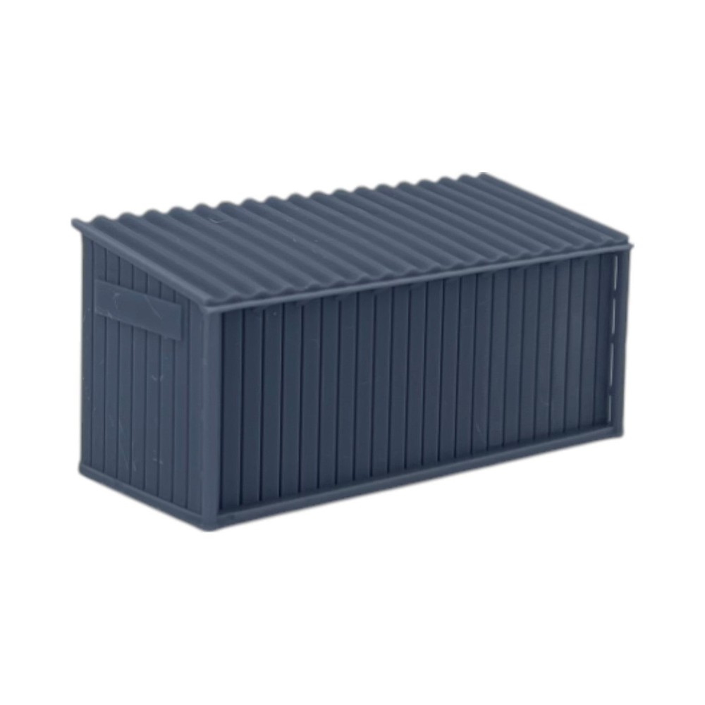 Storage Shed - O Scale 1:48 - Gray
