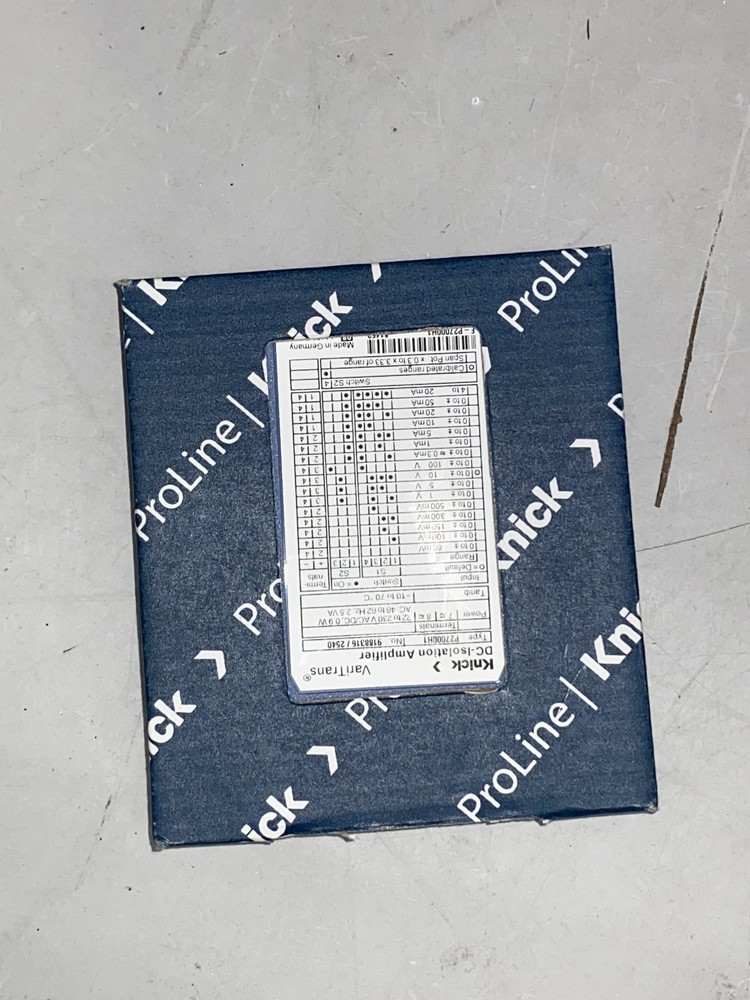 Knick DC Isolation Amplifier P-27000H1