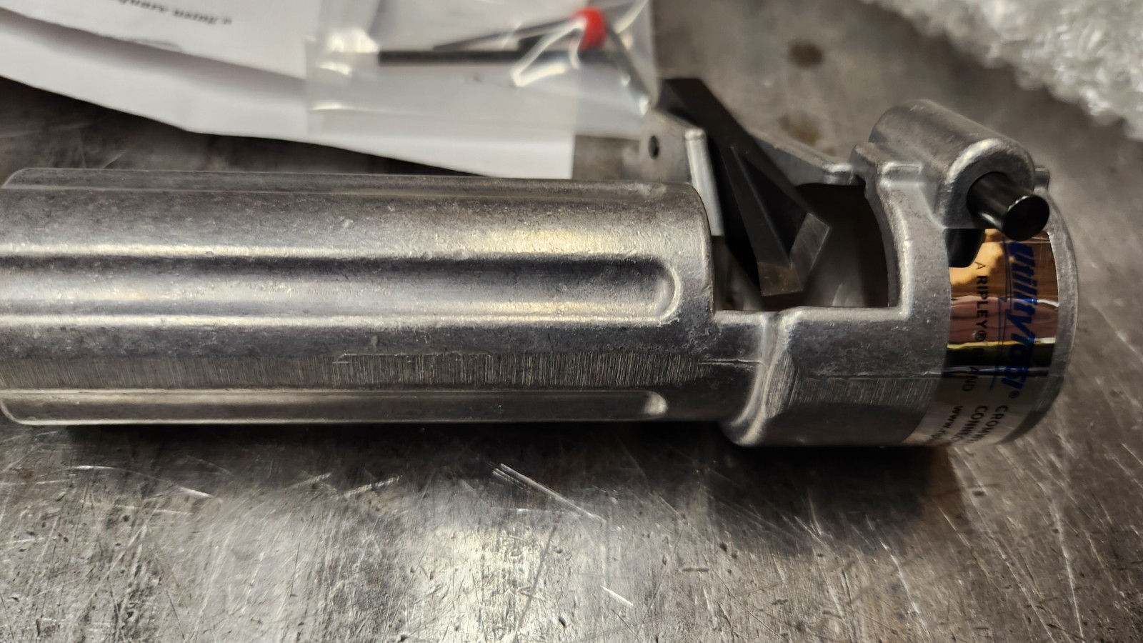 Ripley 10336 WS 5-DA Cable End Stripper Drill Adapter Stop Bar MADE USA NEW