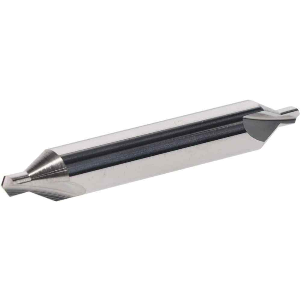 Atrax #4 Solid Carbide Combo Drill & Countersink: 5/16" Body Diam, 1/8" Point
