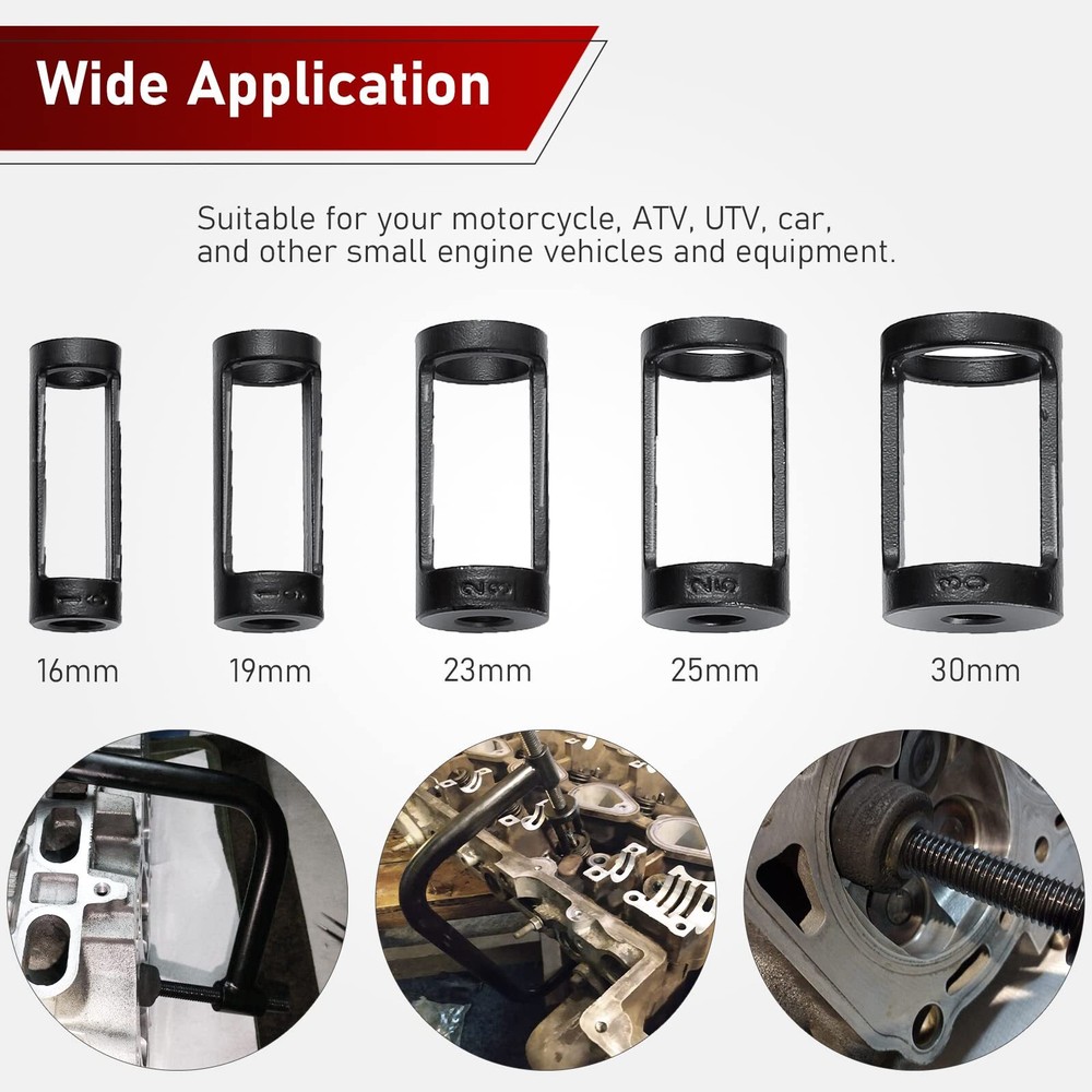 Solid Valve Spring Compressor C Clamp Service Kit