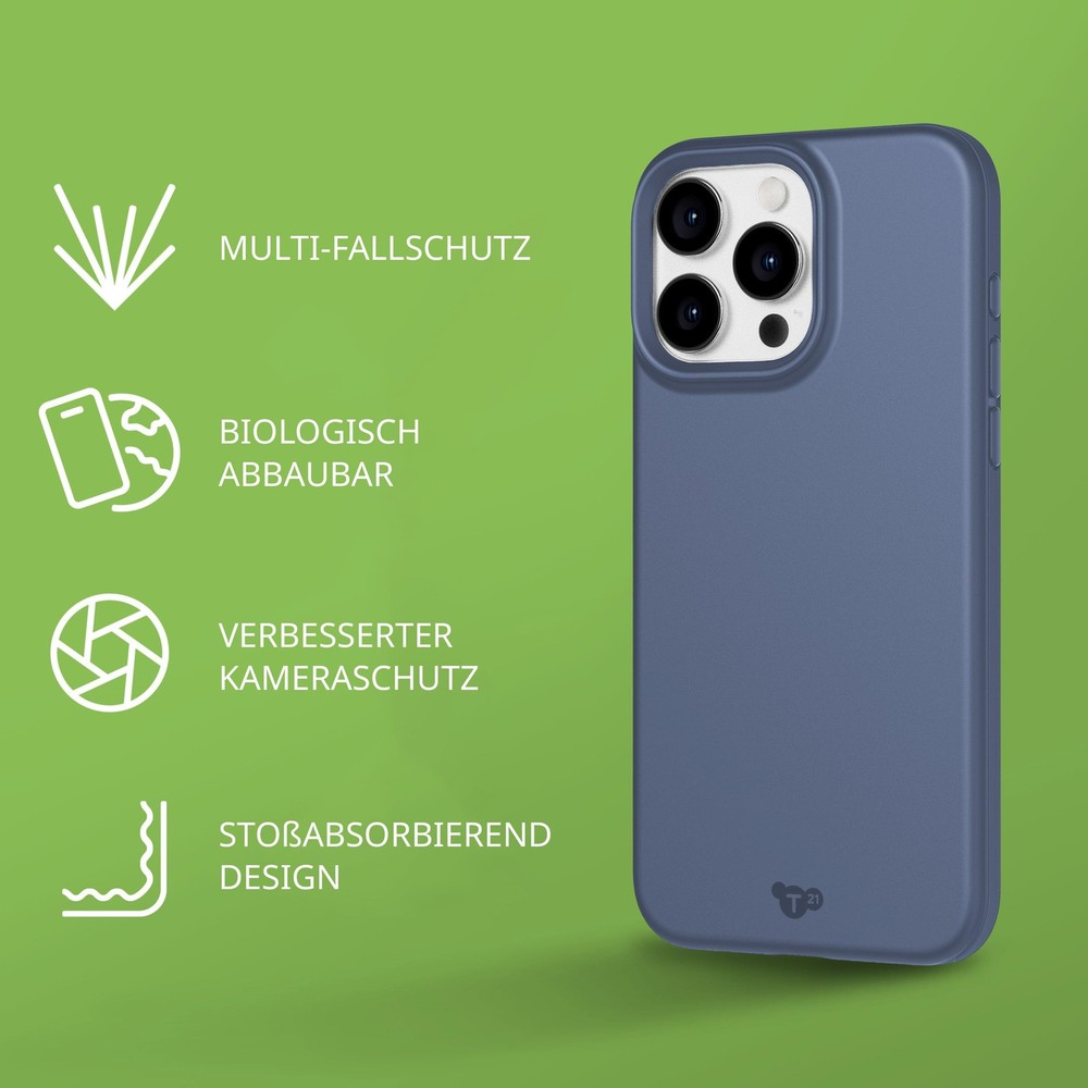 Tech21 EvoLite Impact Protection Case for iPhone 15 Denim Blue