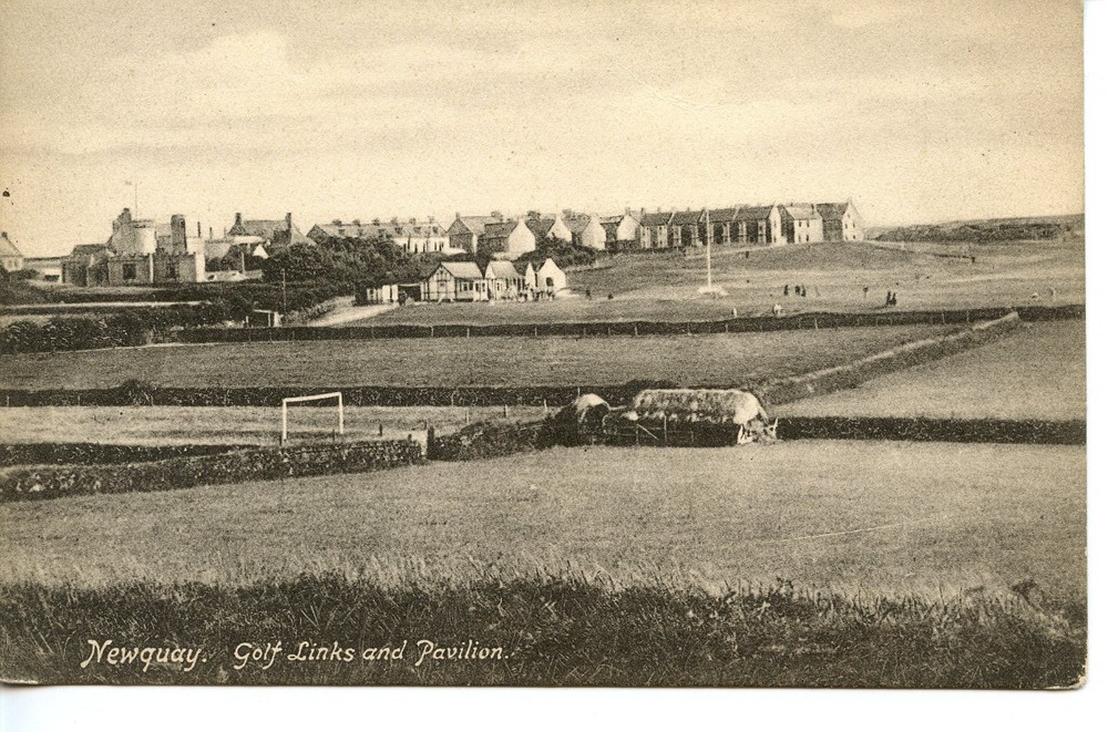 UNKNOWN  -  NEWQUAY,  GOLF LINKS & PAVILION  -  PC197