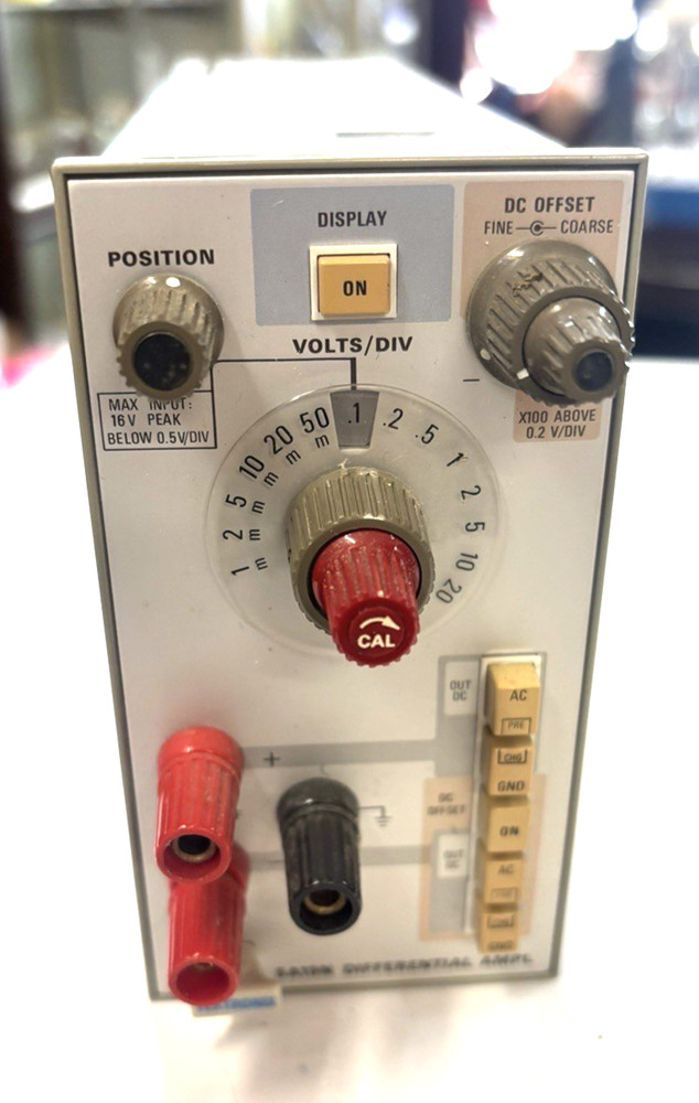 Tektronix 5A19N Differential Amplifier Plug in Unit