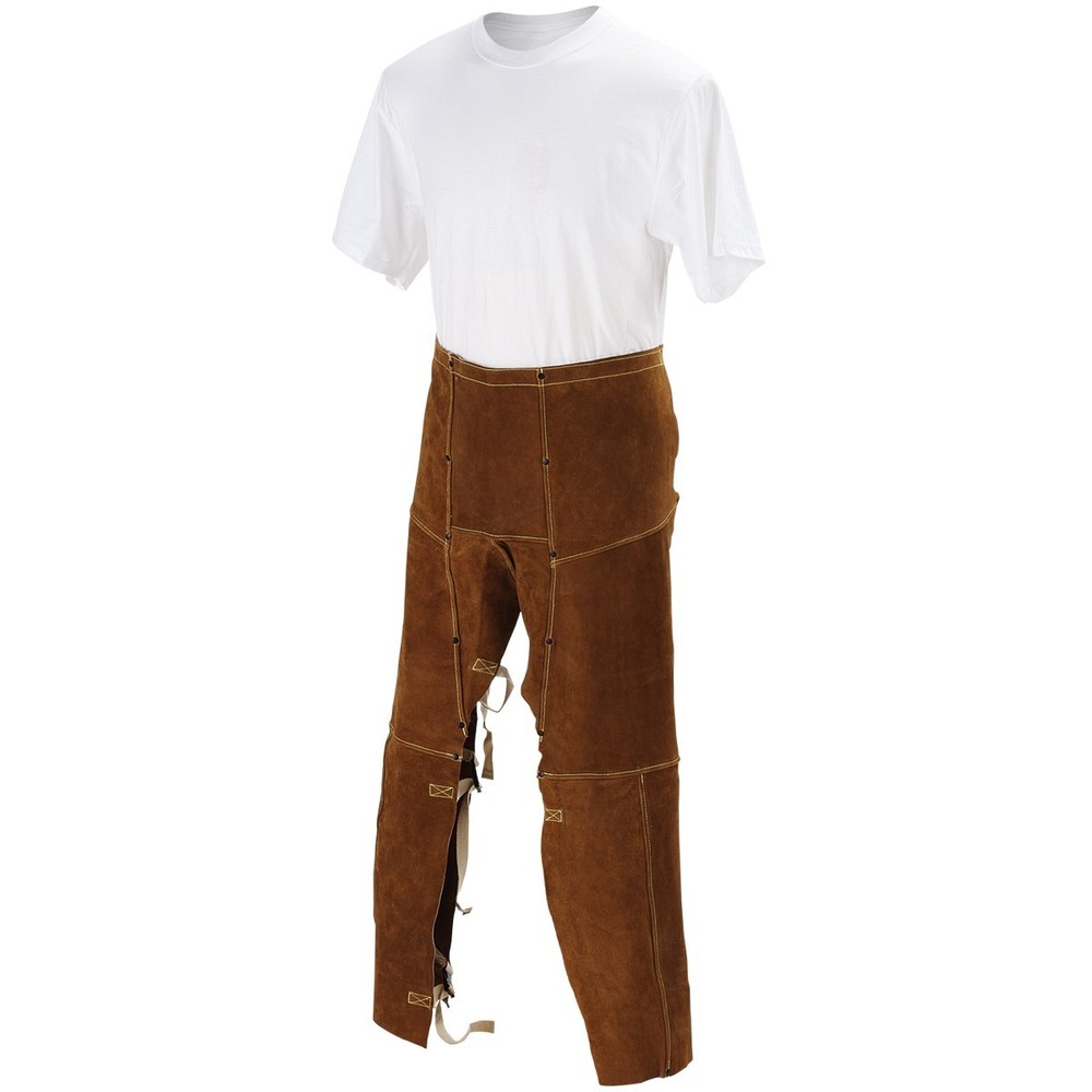 BLACK STALLION 40" SPLIT COWHIDE SPLIT LEG CHAPS