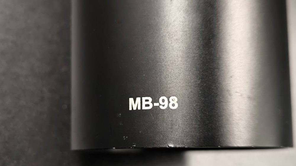 Record MC-82 Microphone Used Working Black