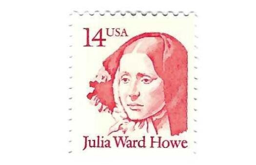 STAMP SCOTT 2176 "Julia W. Howe" 14 CENT 1987 MH