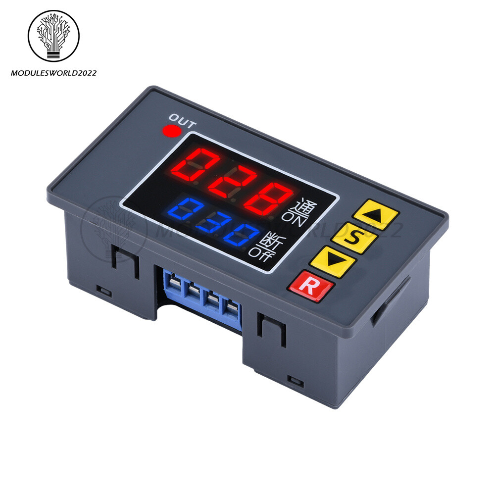 T3231 Programmable Digital Time Delay Relay Dual Display Timer Control Switch