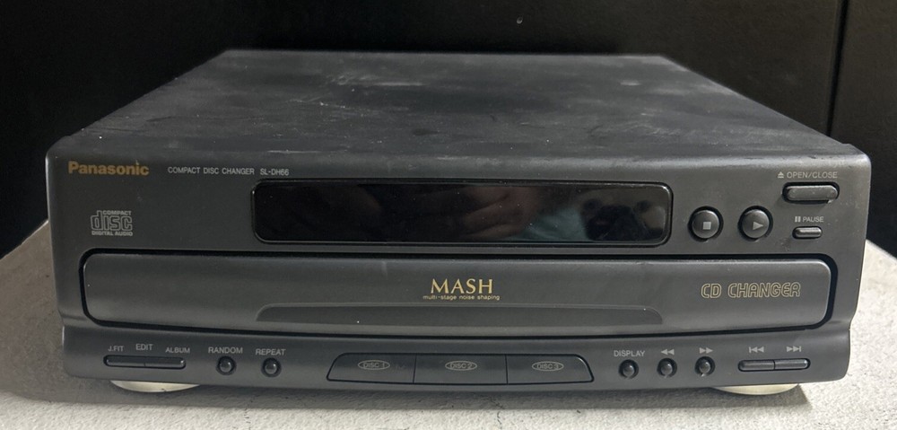 Panasonic SL-DH66 MASH 3 Disc System CD Changer - Good Condition UNTESTED