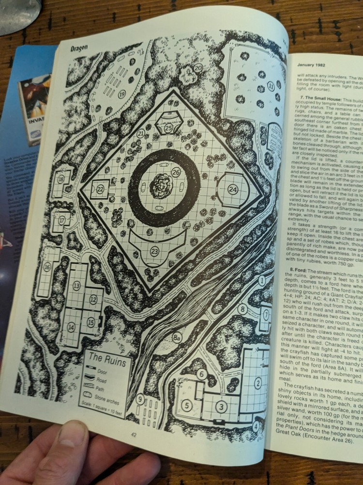 DRAGON MAGAZINE #57 Jan 1982