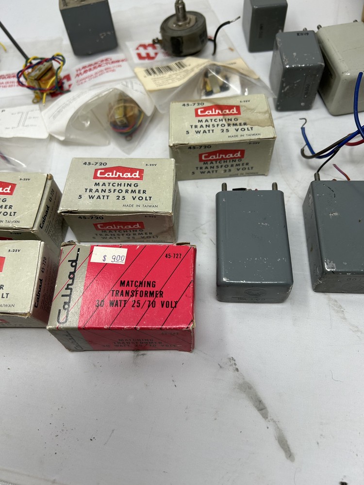 Audio transformers, UTC filters box of