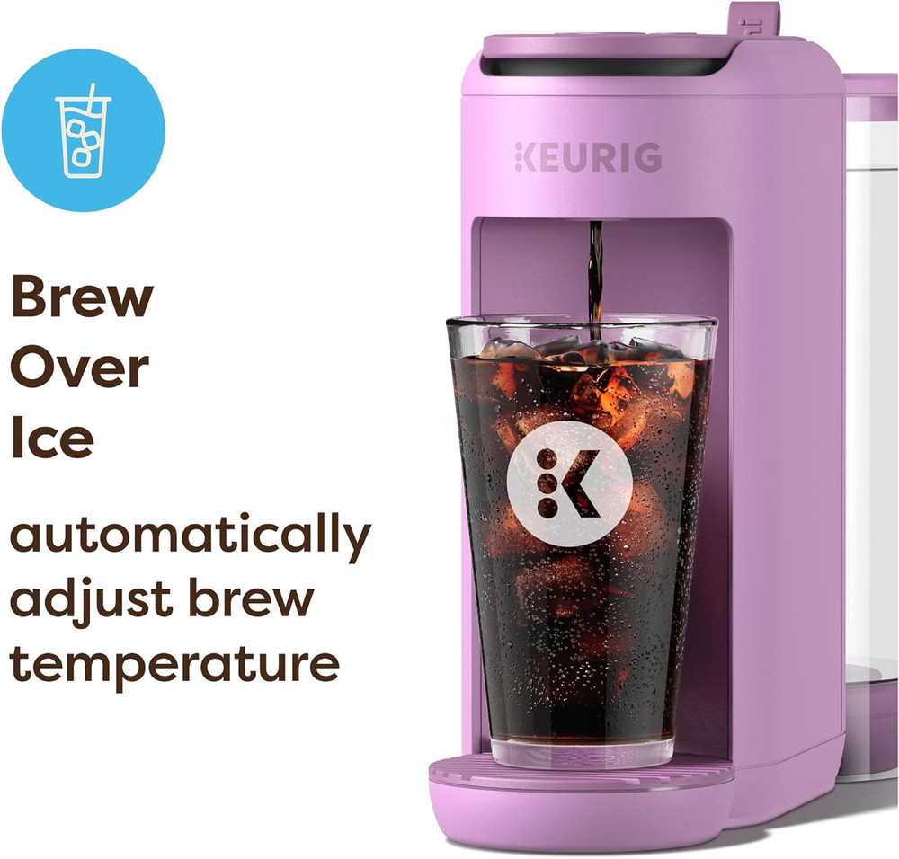K-Mini Mate plus Single-Serve K-Cup Pod Coffee Maker, Compact, 3 Cup Sizes, Brew