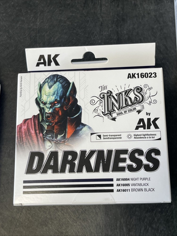 AK Interactive AK16023 Inks Colors Set (3) “Darkness”