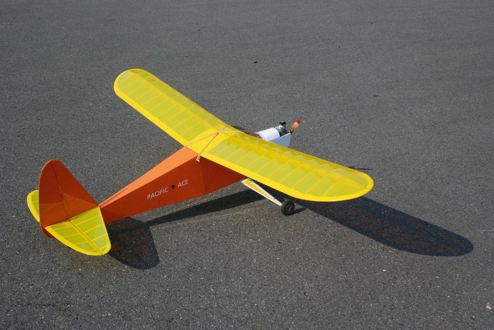 74 inch RCM Pacific Ace Oldtimer RC Balsa AIrplane Printed Plans