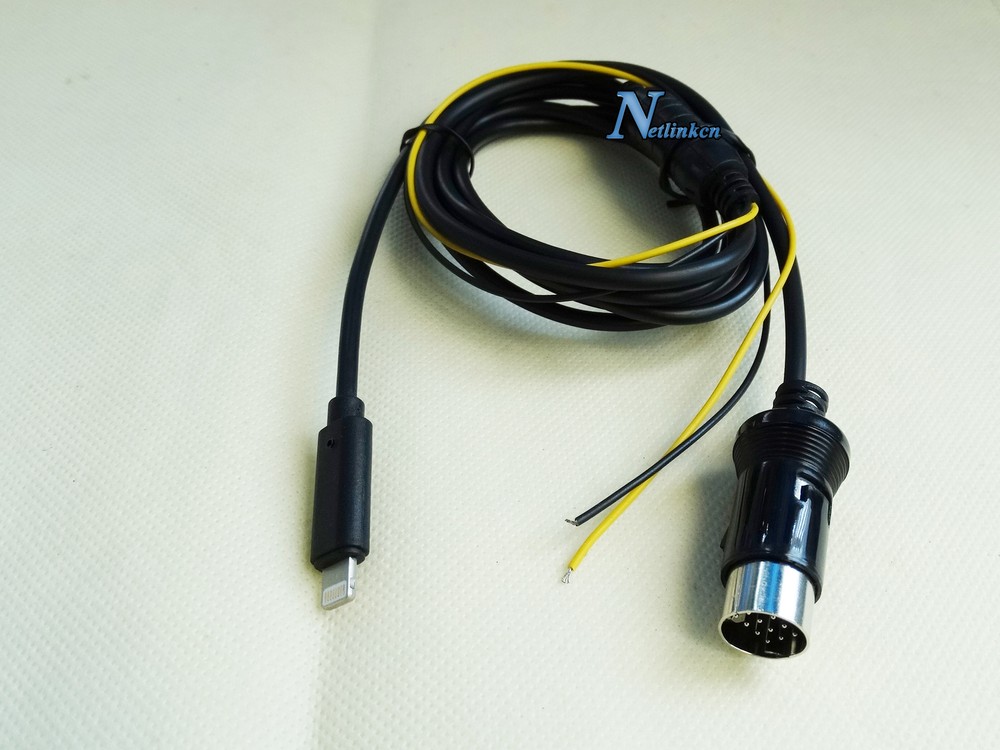 13-Pin AUX Cable For ECLIPSE CD3000 CD3100 CD3200 CD4000 iPhone 13 12 11 X 8 7