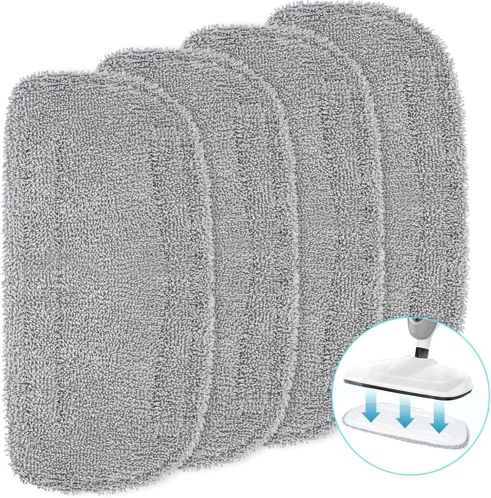Washable Microfiber Steam Mop Replacement Pads for All Surface Cleaning