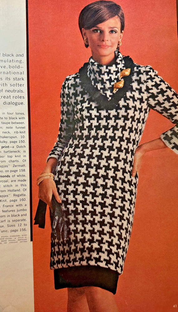 1966 FALL Winter McCalls Needlework & Crafts Knitting Patterns Sweaters Coat