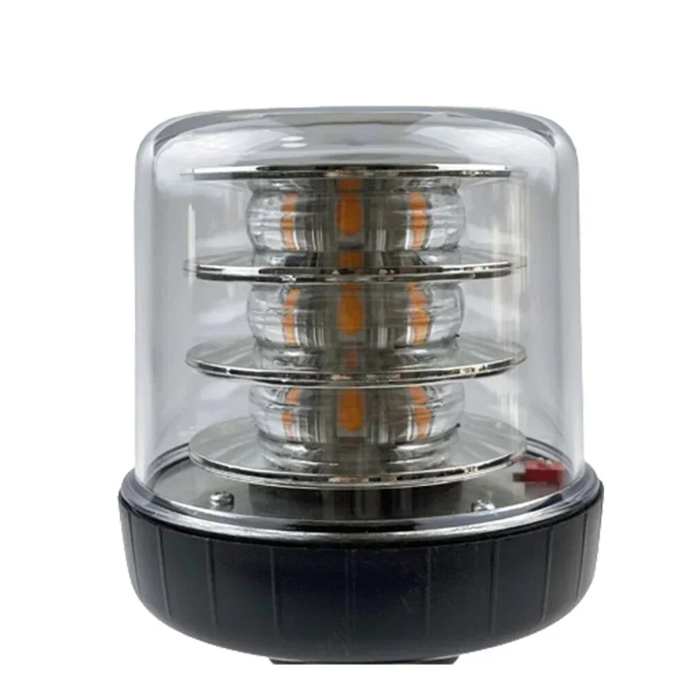 18 LED Rotating Flashing Beacon Flexible DIN Pole Mount Tractor Warning Light