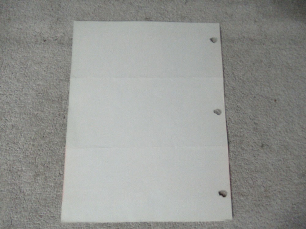 sharp shooter rifle HOLE PUNCHED ARCADE GAME FLYER
