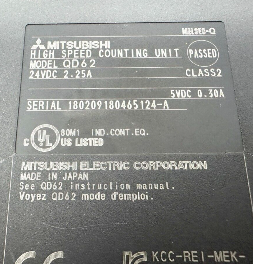 Mitsubishi QD62 High-Speed Counter Module