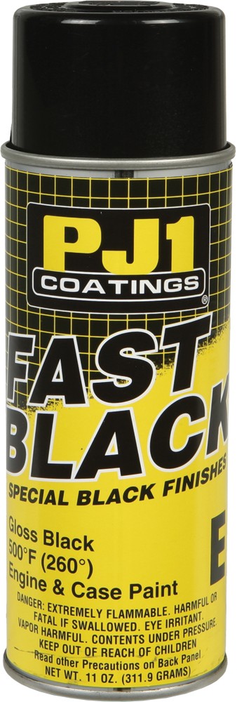PJ1 Fast Black Engine Paint Gloss Black 11oz 16-ENG