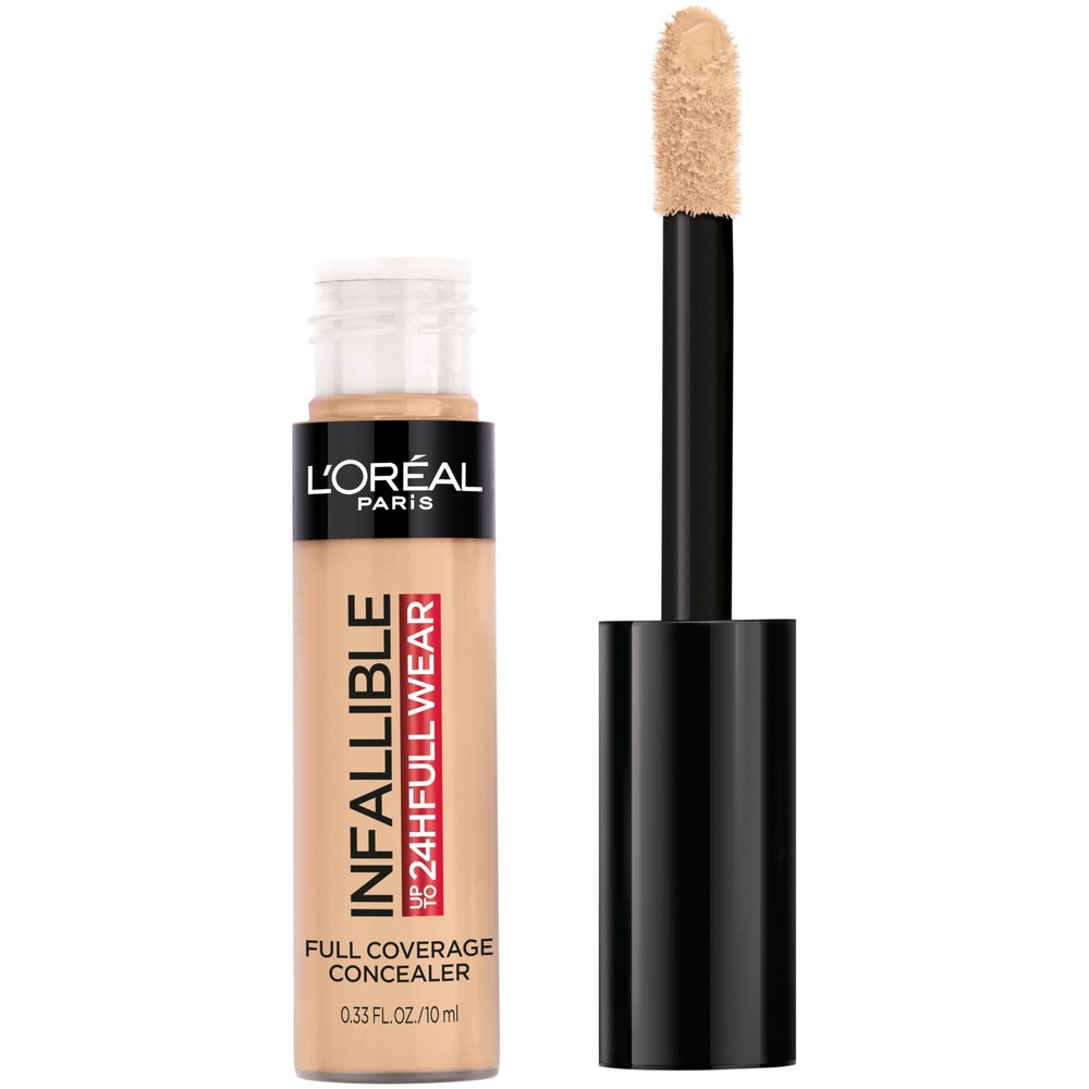 L'Oreal Paris Infallible Waterproof Matte Concealer Pecan Full Coverage 0.33oz