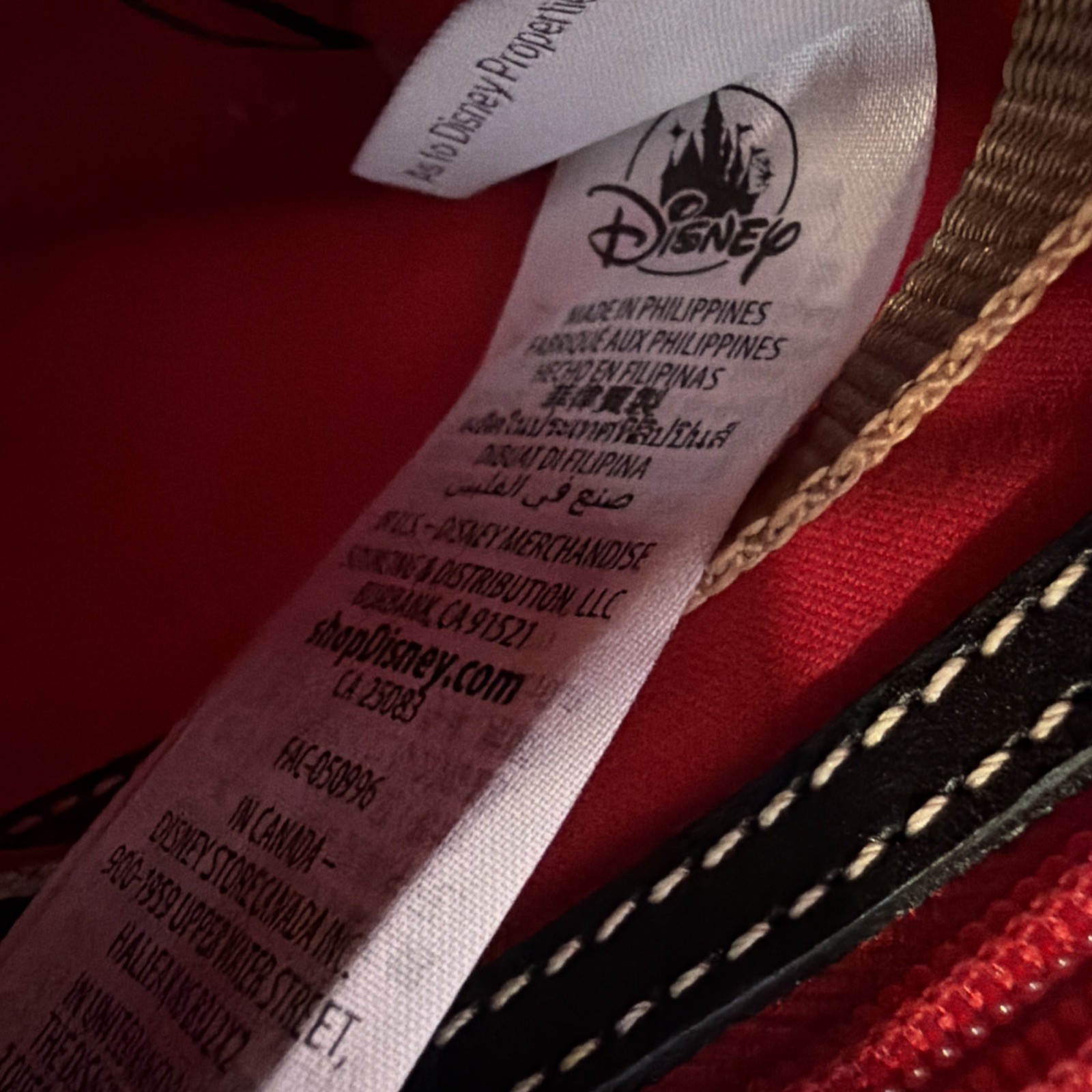 Disney Dooney & Bourke Leather Sketch Allison Crossbody Embossed All Black