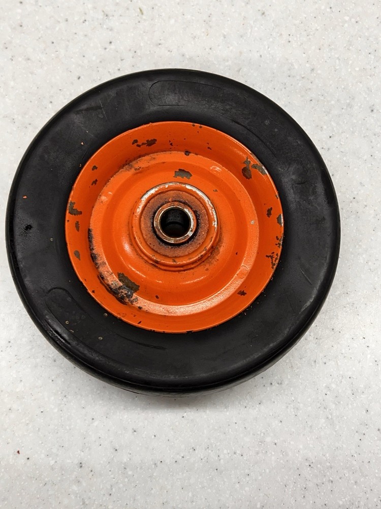6” Solid Rubber Replacement Wheel Steel Hub Dolly Cart