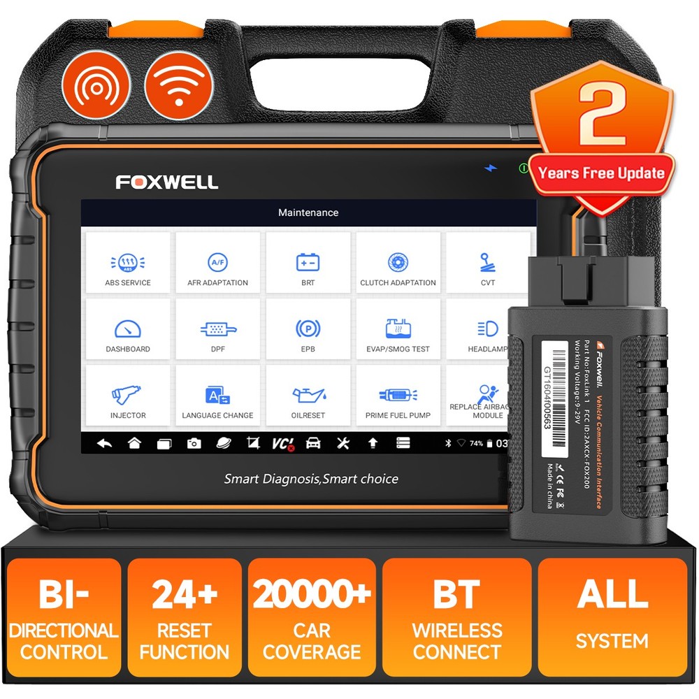 FOXWELL GT60 BT Bidirectional All System OBD2 Scanner Diagnostic Tool TPMS ABS