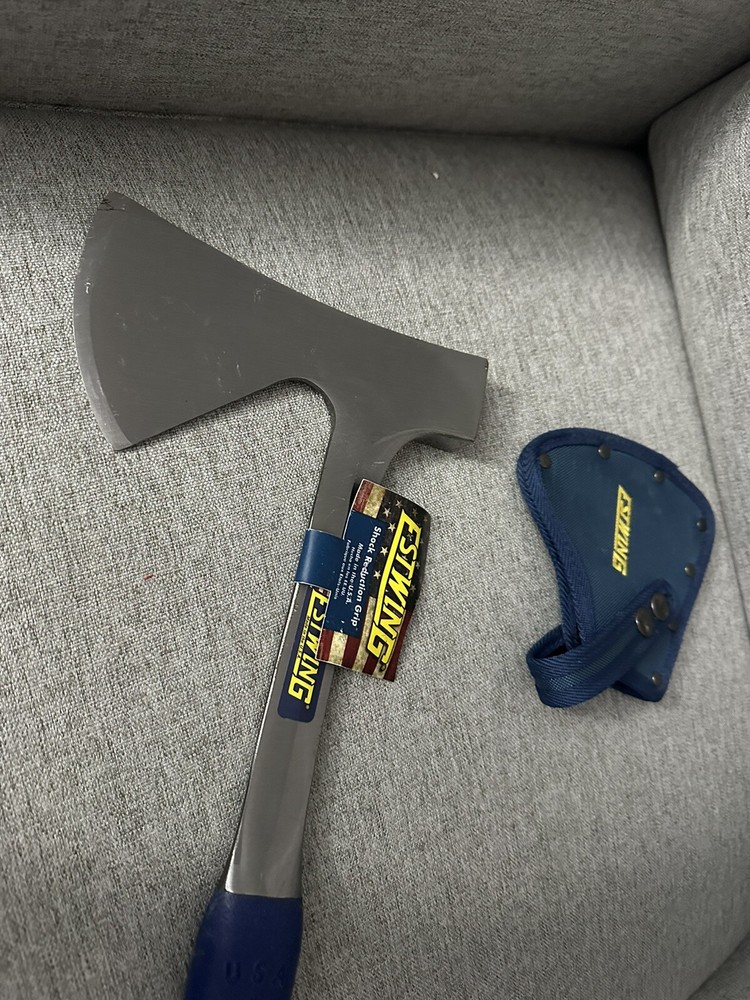 Estwing Campers 18.75 Axe E44A Shock Reduction Grip. (47)
