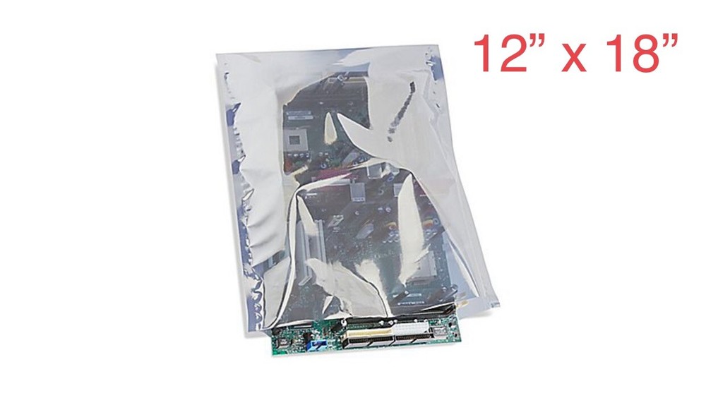 1000 Pcs 12” X 18” Open Top Anti static Shielding