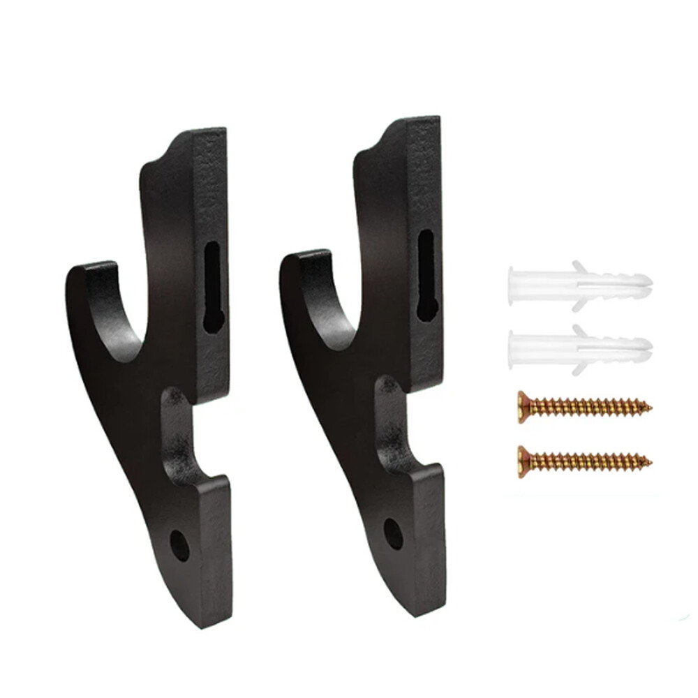 Wall Mount Wooden Sword Stand Holder Sword Hanger Hooks Display Rack Adjustable