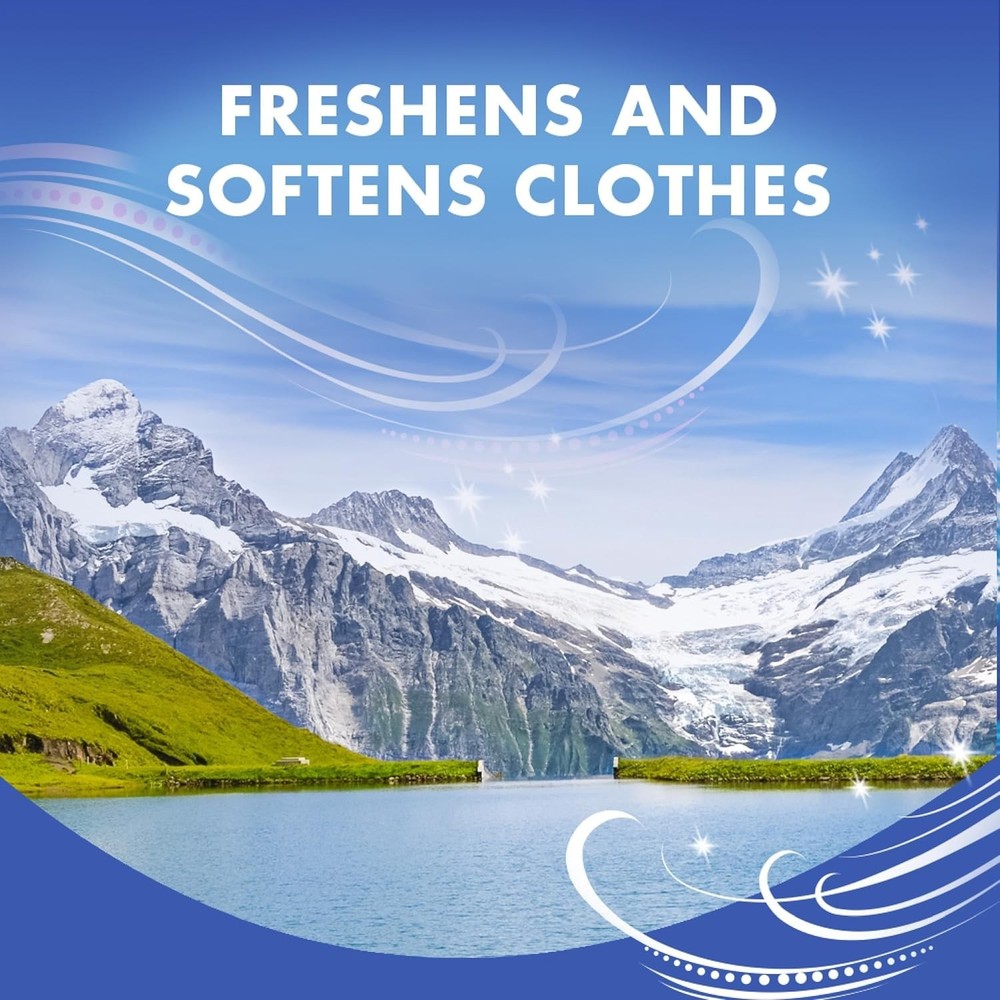 Fabric Softener Sheets, Mountain Rain 144ct