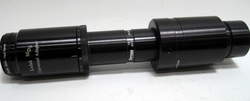 Optem SC10 Microscope Camera Adapter W/Kodak MDS Universal Adapter