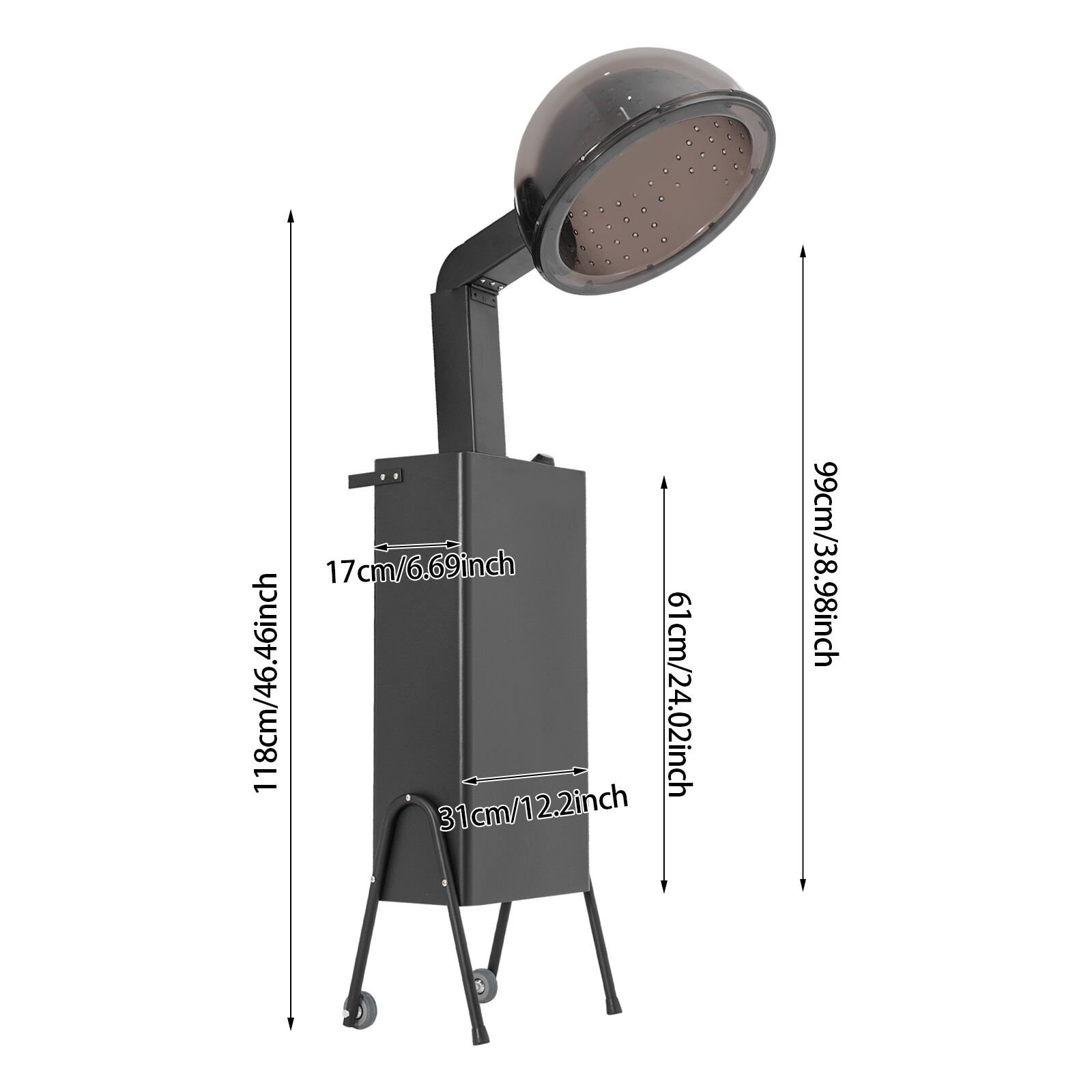 Hooded Conditioning Salon Hair Dryer Salon Hair Dryer Hair Dryer with Wheels