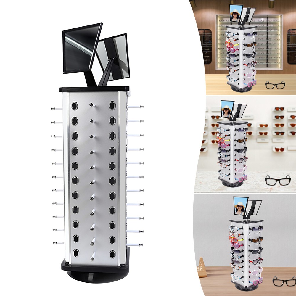Sunglass Stand Rotating Retail Rotating Optical Frame Display Case Showcase