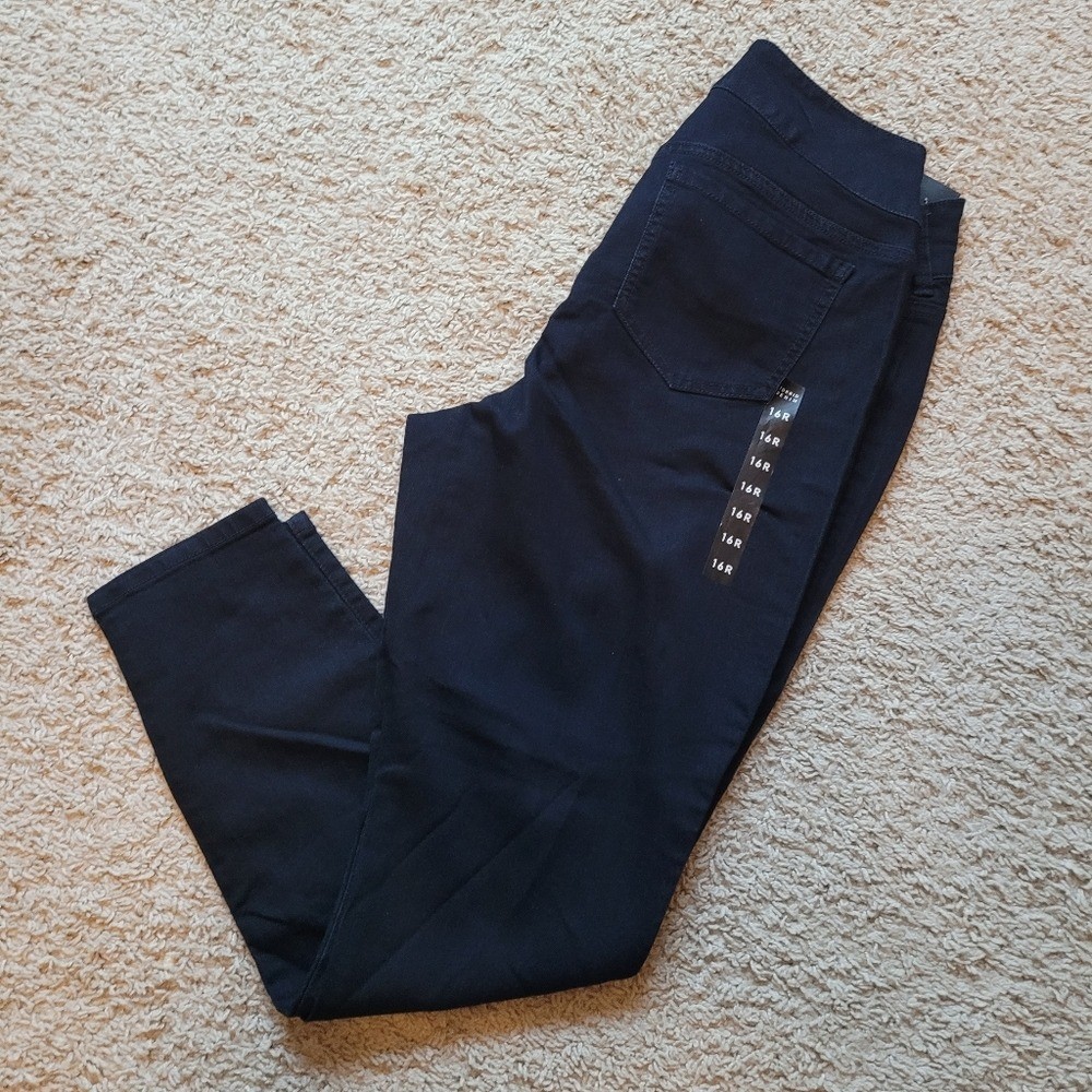 Torrid Jeans Joggers Women 16R Denim Cotton Blend dark blue/black stretch