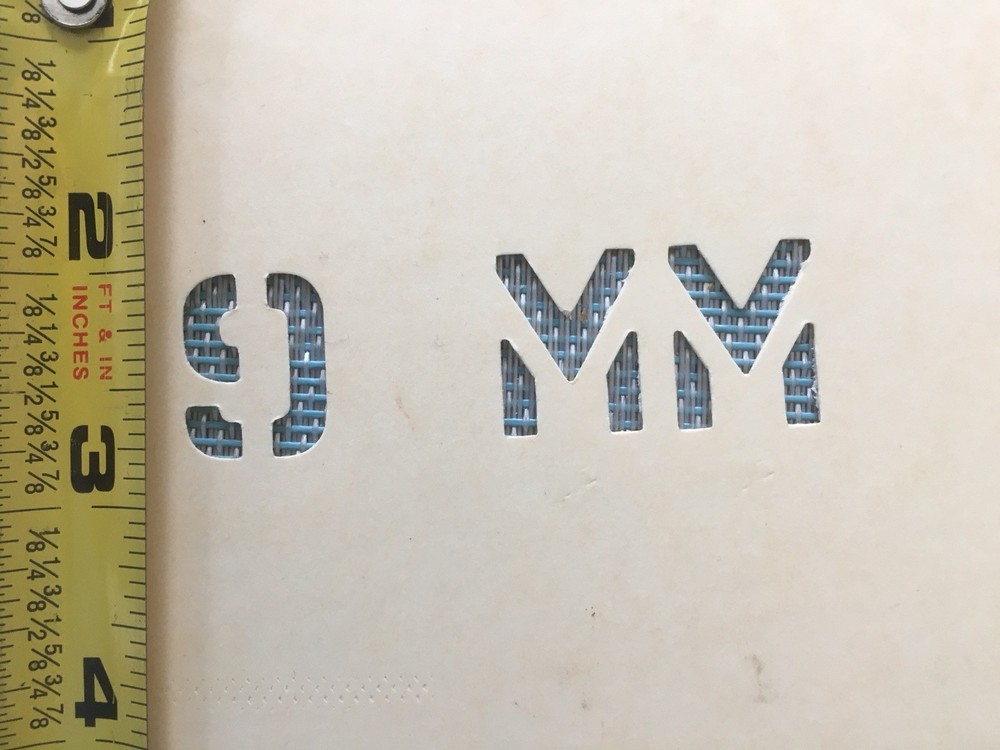 9 MM Custom Ammo Can Box Stencil