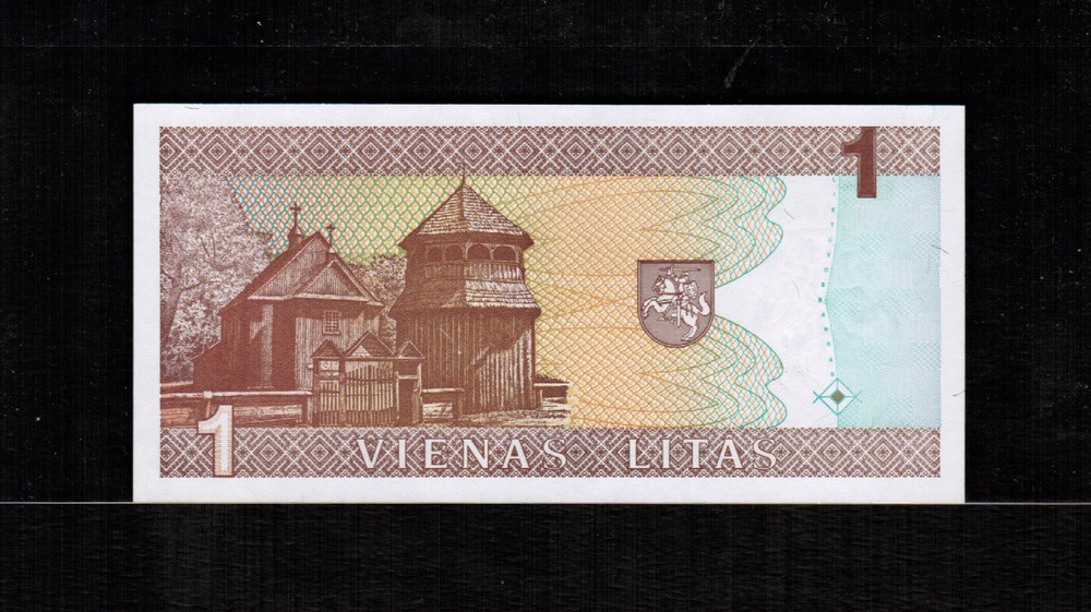 Lithuania 1 LITAS 1994 First Prefix AAA Gem UNC