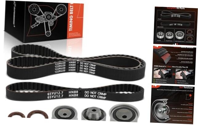 Engine Timing Belt Kit Compatible with Mitsubishi Eclipse 2008-2012, Galant