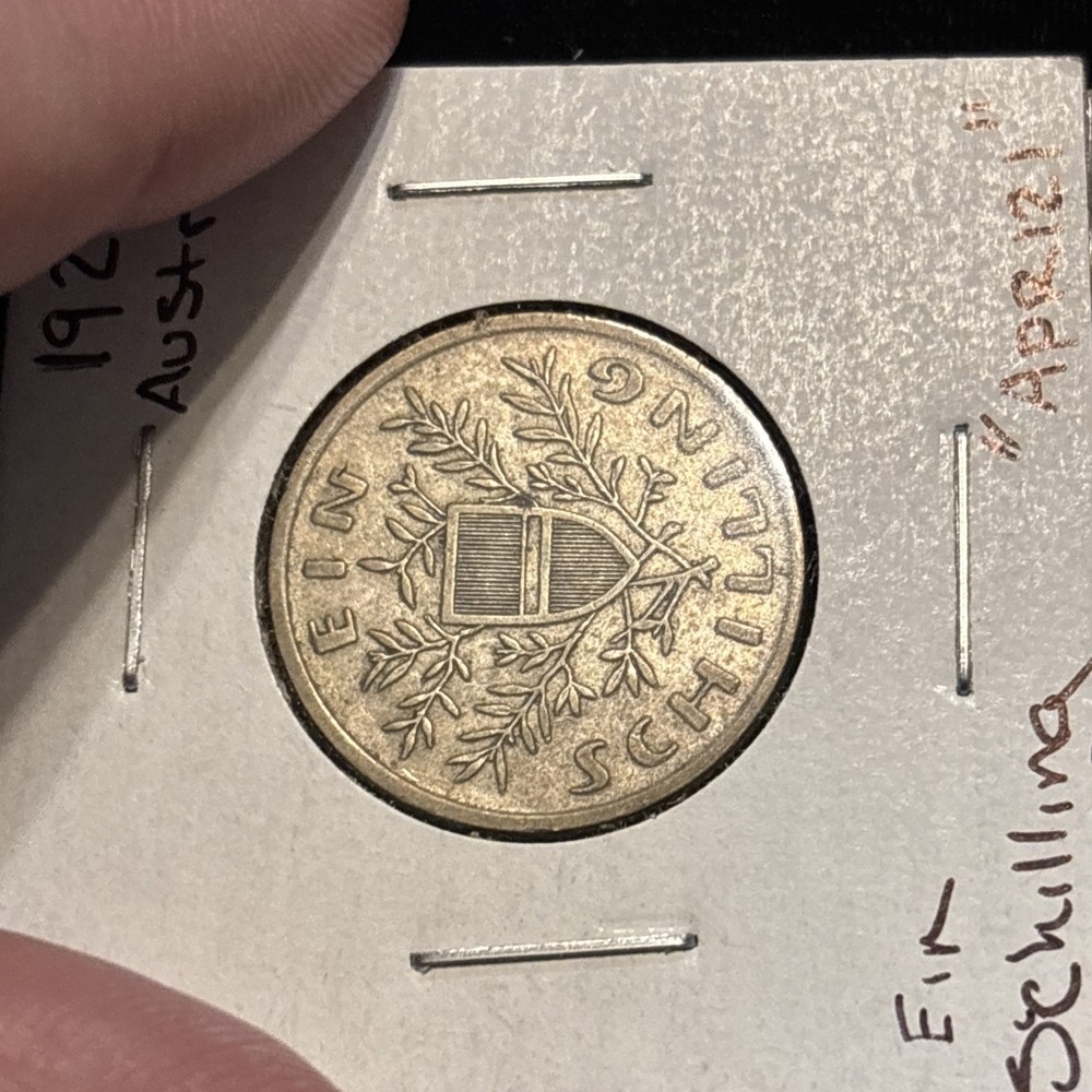 1925 Austria Shilling Silver Circulated “apr121” Ein Shilling