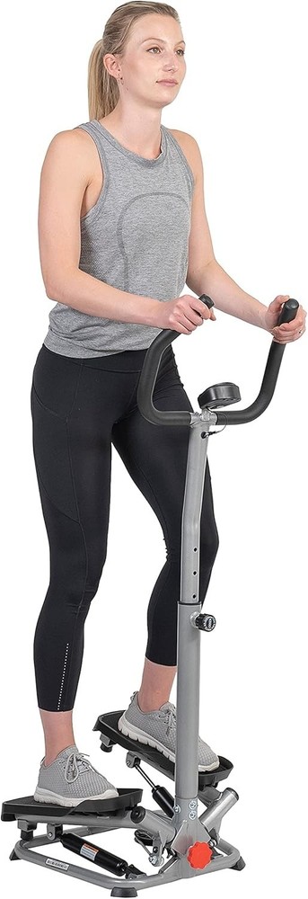 Twist Stepper with Handlebar, Stair Step Machine for Cardio Workout, Compact ...