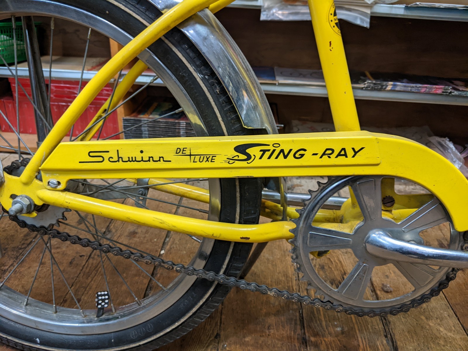 Original HK August 1974 Kool Yellow Schwinn Stingray 20" Single Speed Coaster