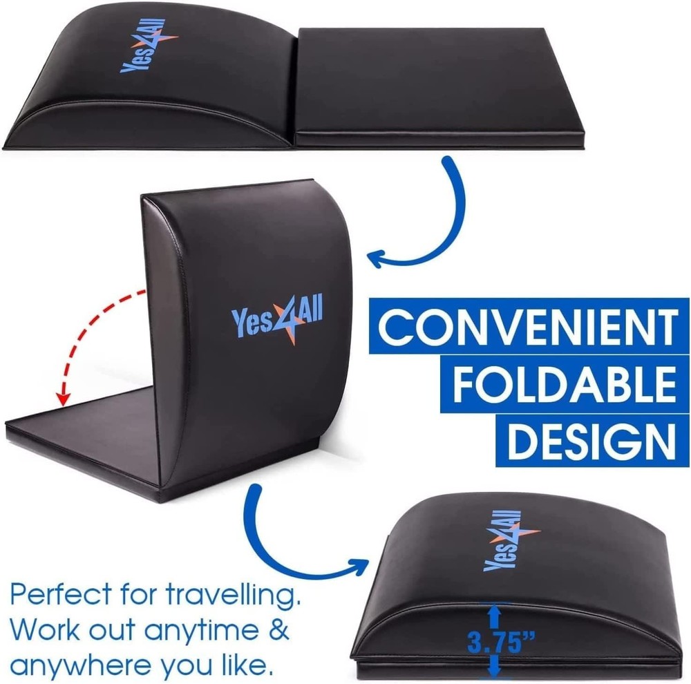 High-Density Ab Exercise Mat for Comfortable Core Training & Tailbone Support