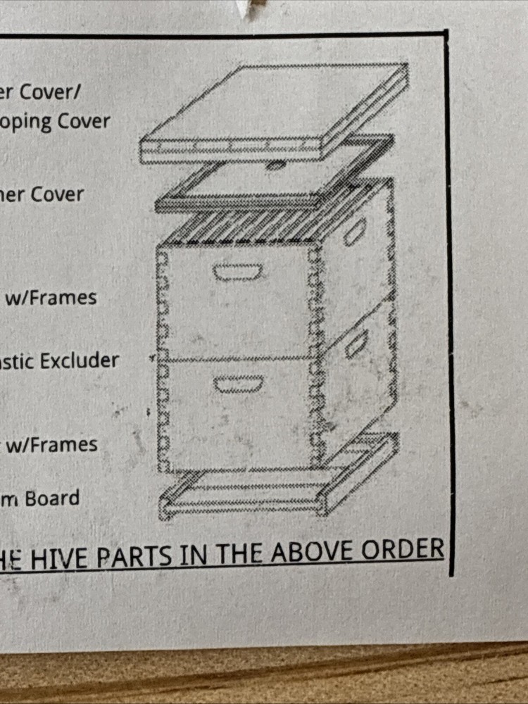 BeeHive Unwaxed 10-frame 2 Layers