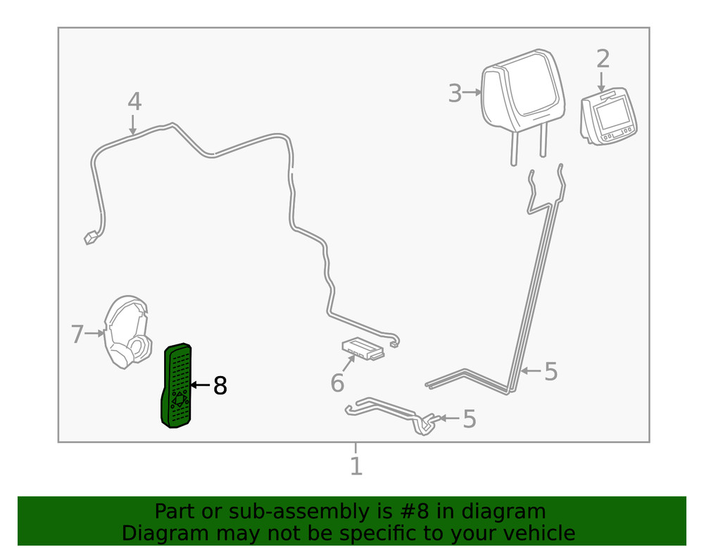 Genuine GM Remote Control 23313605