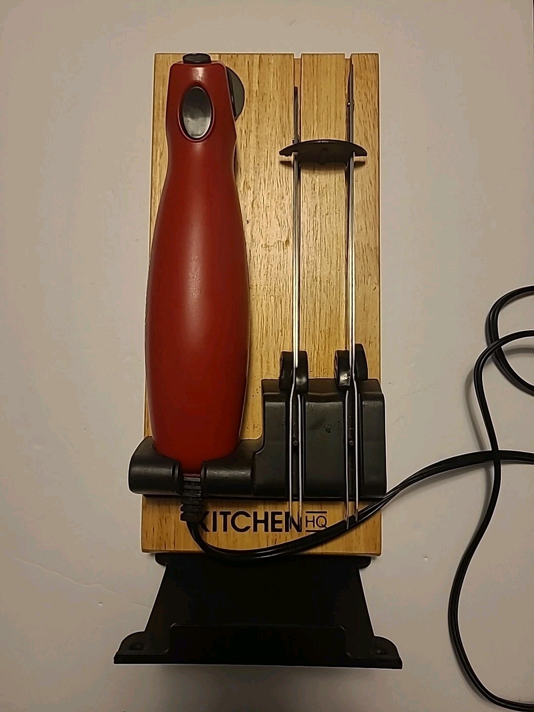 KITCHEN HQ Electric Knife Home Kitchen Slicer w 2 Sets Of Serrated Blades