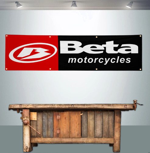 BETA MOTORCYCLES 2' X 8' BANNER FLAG