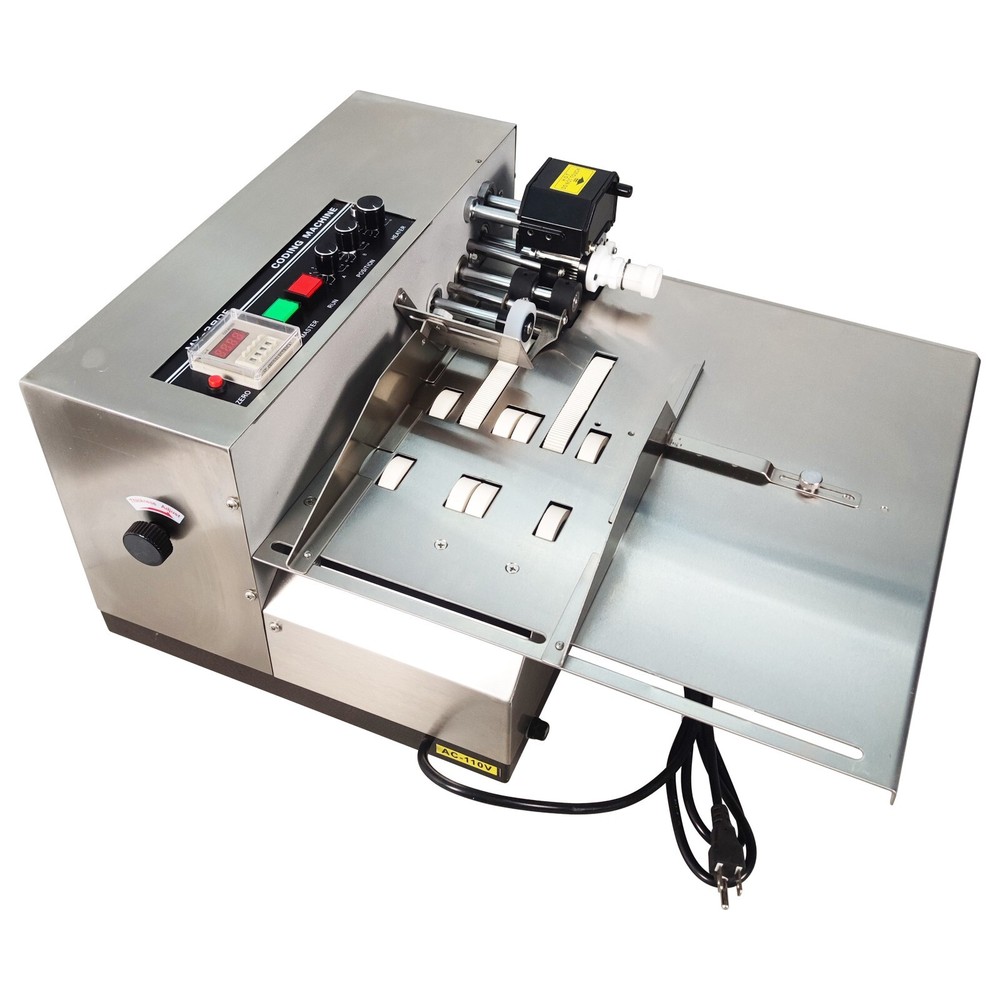 MY-380F Plat Surface Dry Ink Coding Machine Print Date Label 110V