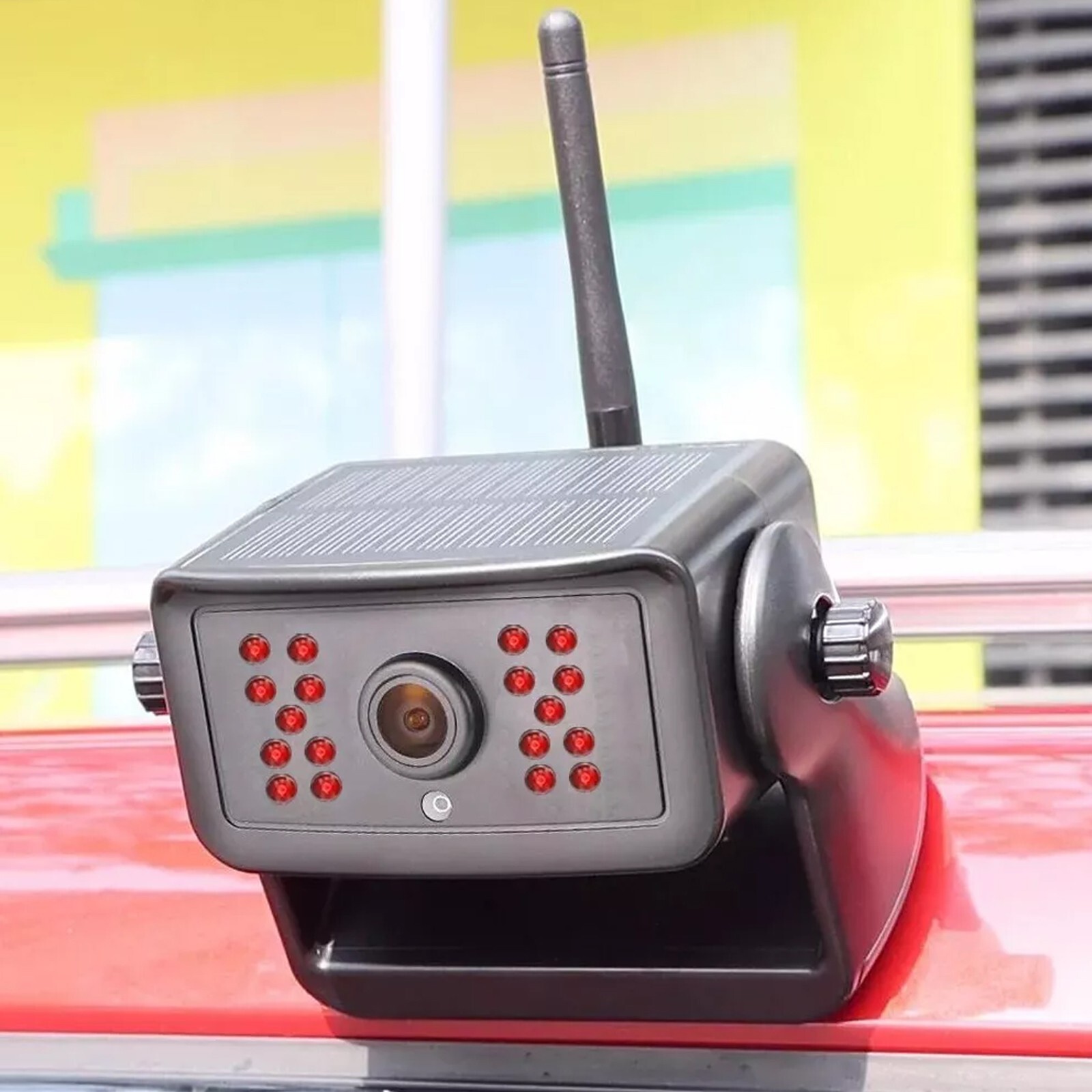 1080P Solar Magnetic Wireless RV Backup Camera 5" Car Monitor for Trailer Truck